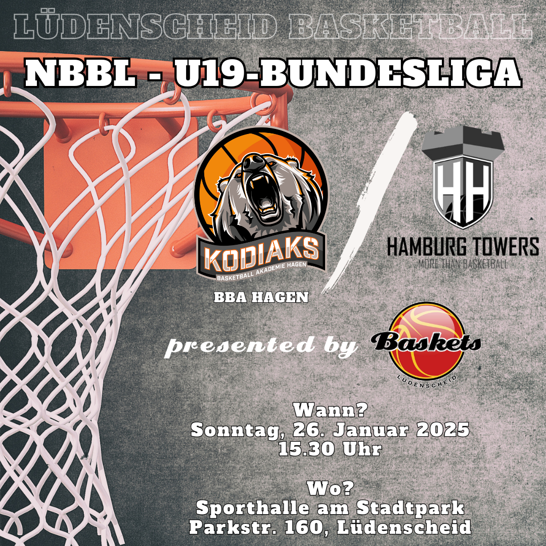 Erstmals NBBL-Basketball am Stadtpark